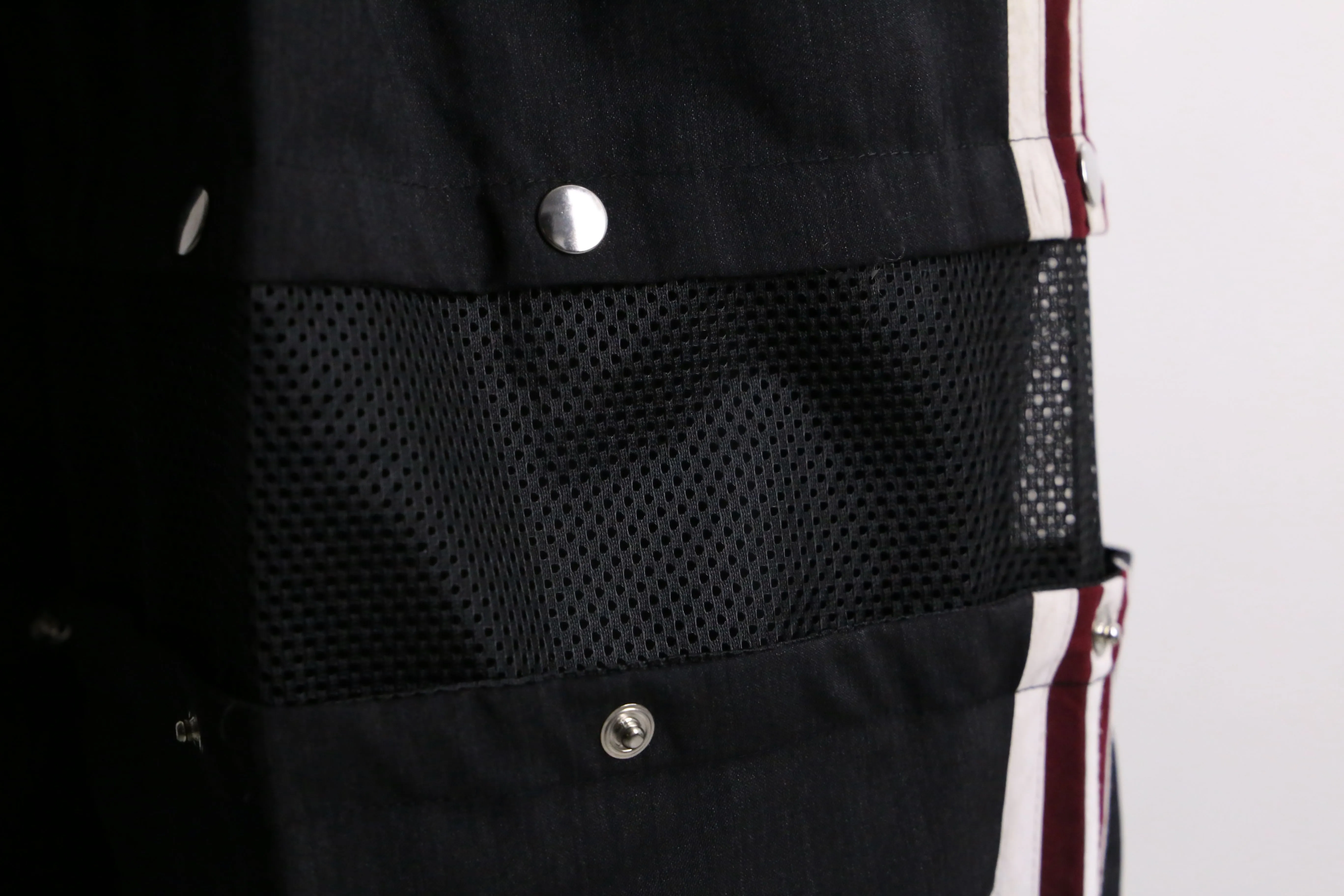 Re:make track × slacks layered mesh pants