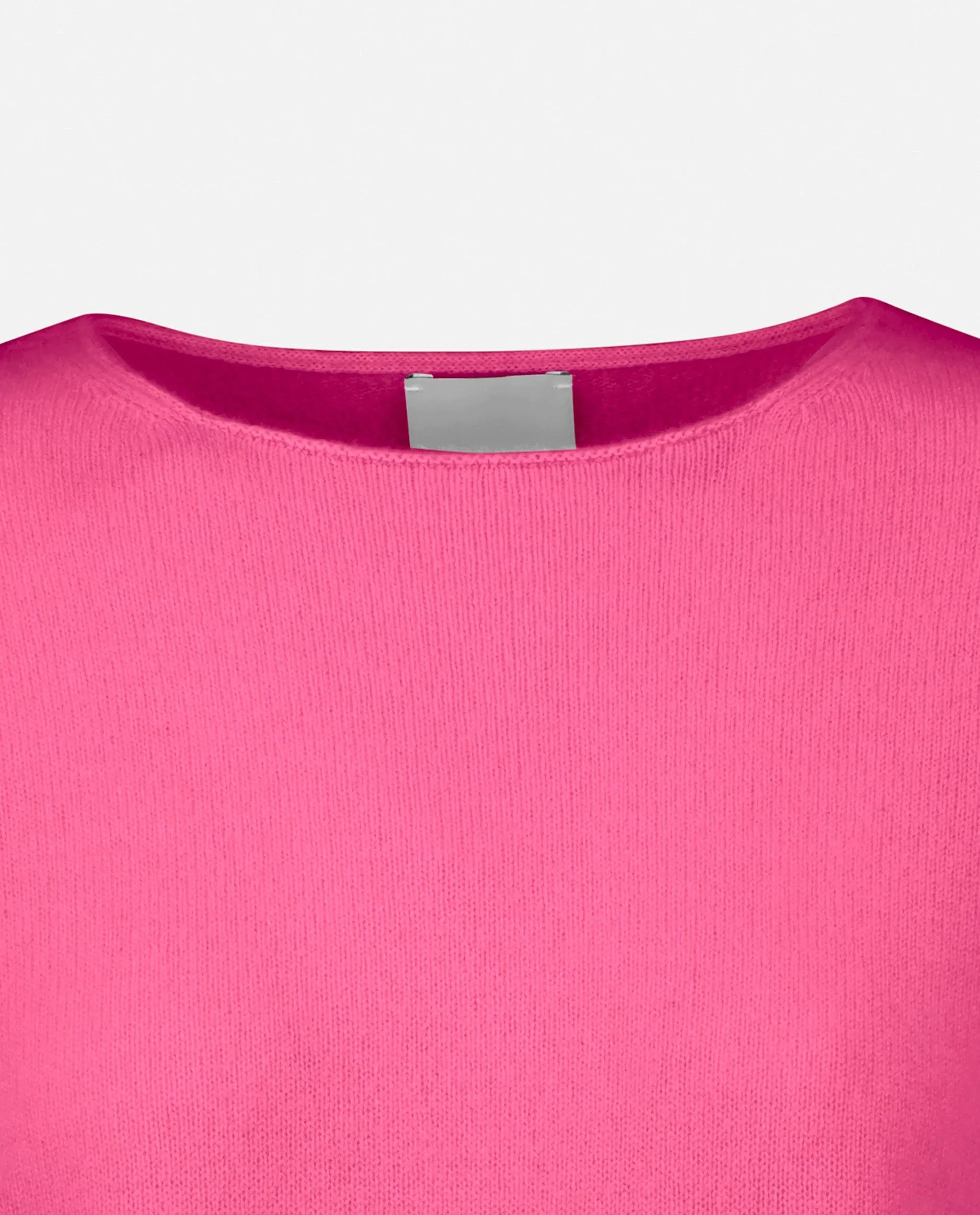 Rundhals Pullover aus Cashmere in Rose