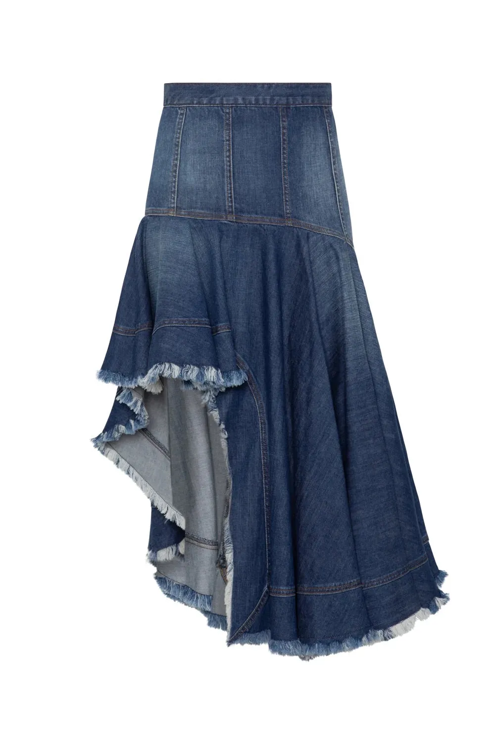 Saia Jeans Assimétrica - Masavi