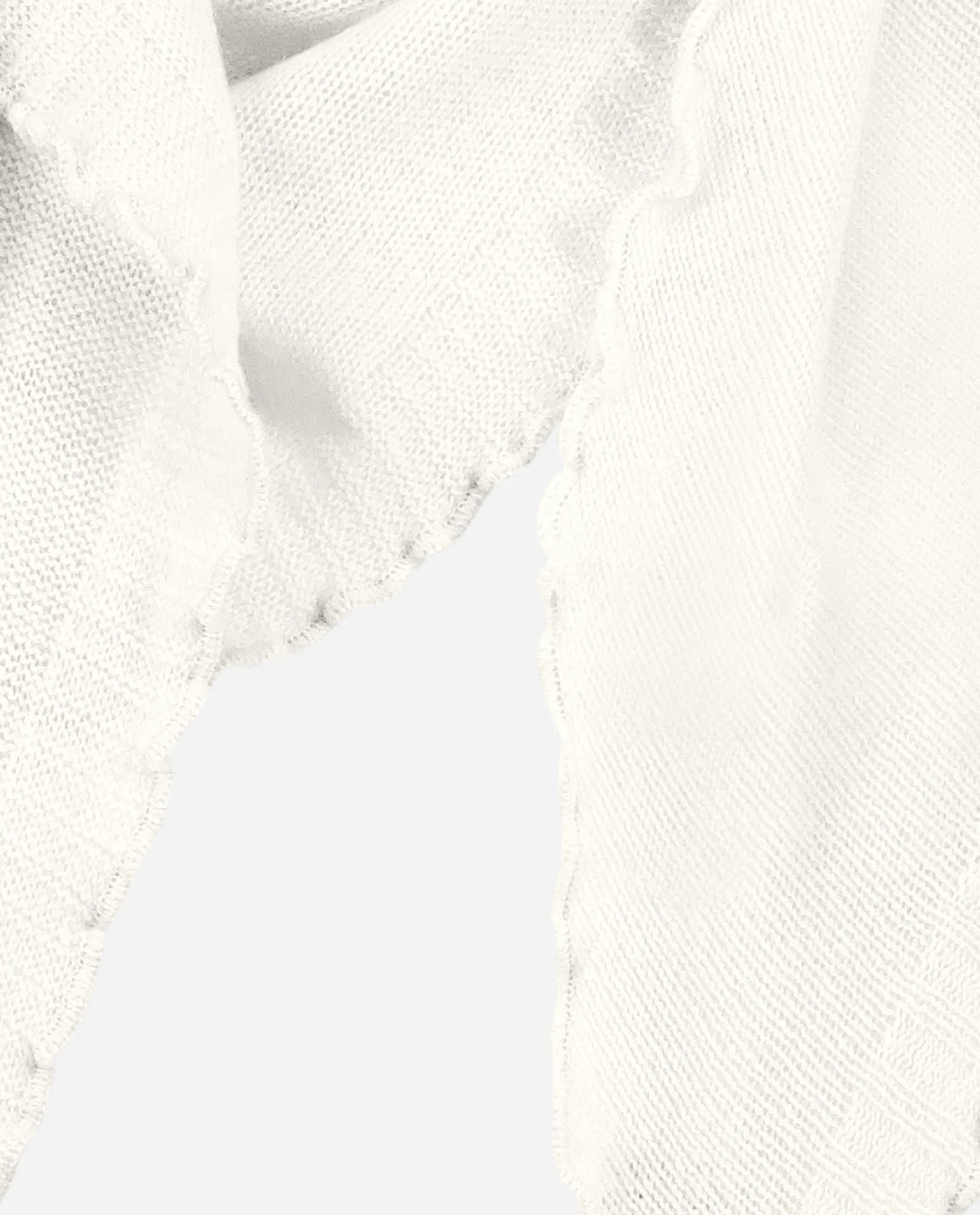 Schal aus Cashmere in Weiß