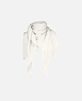 Schal aus Cashmere in Weiß