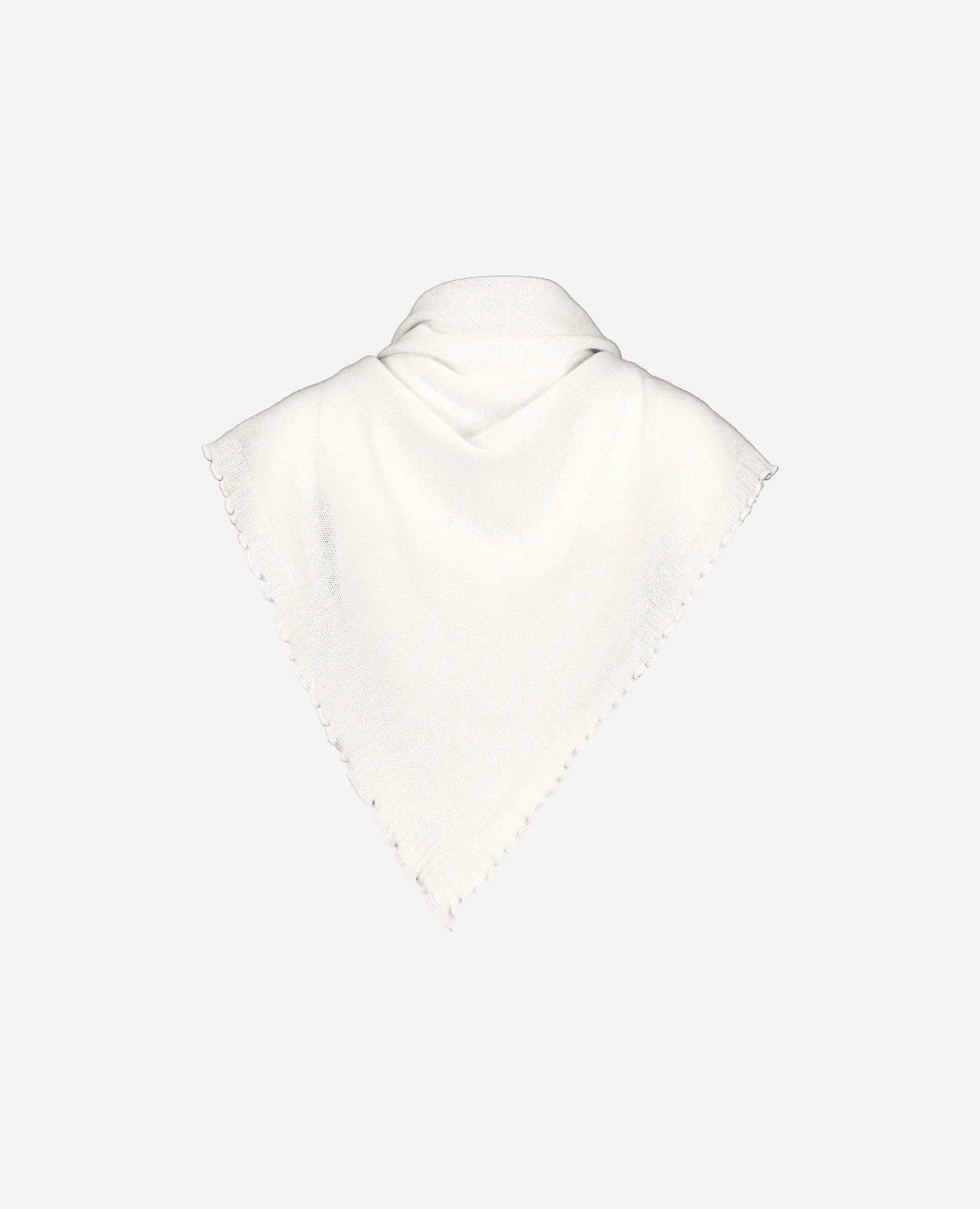 Schal aus Cashmere in Weiß