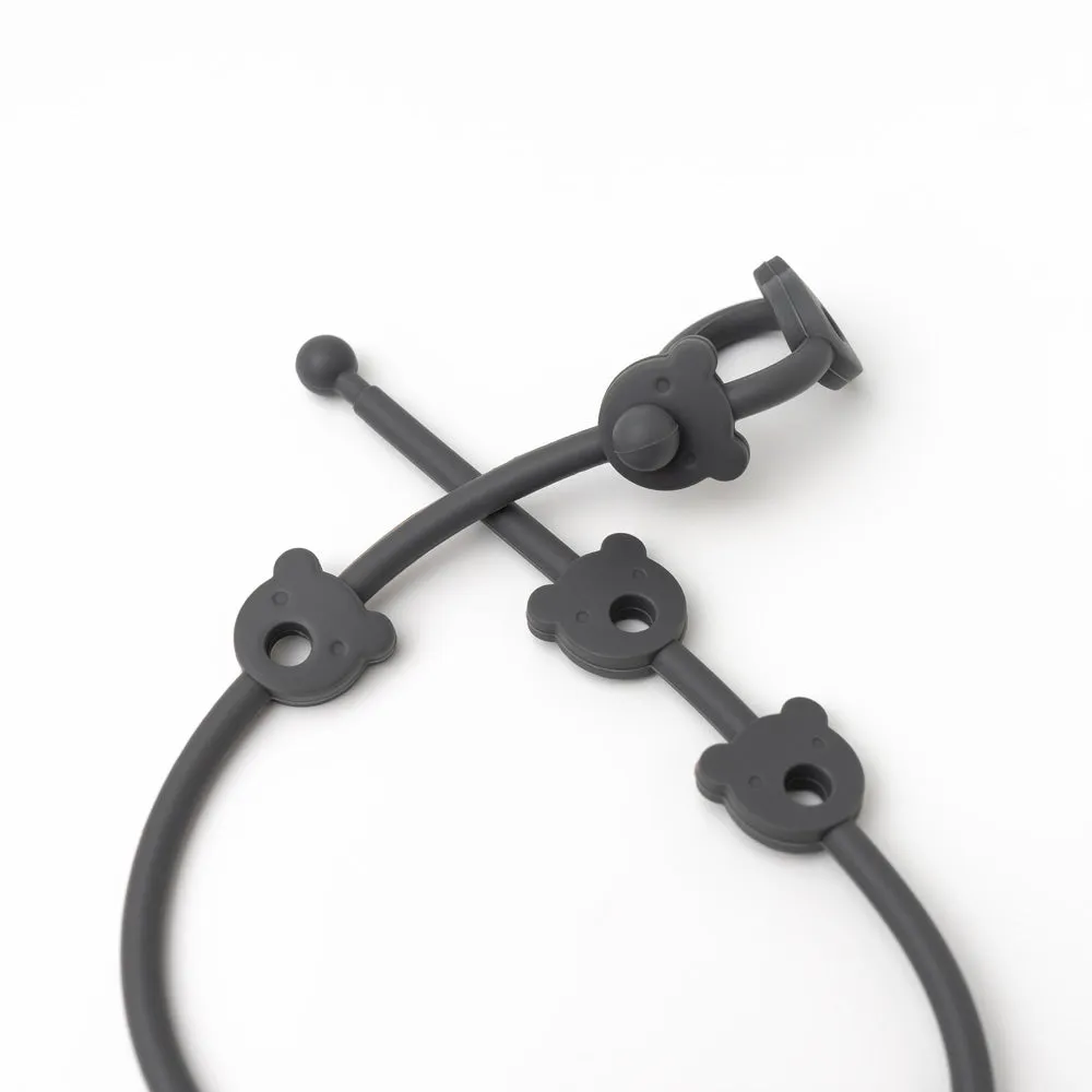 Silicone Teddy Strap-It | Charcoal