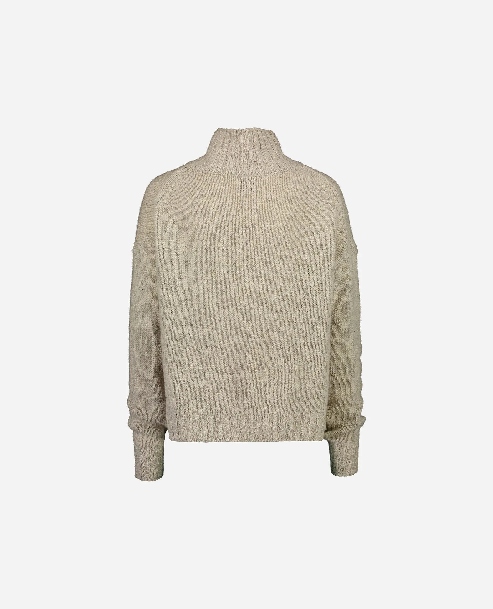 Stehkragen Pullover aus Cashmere in Grau