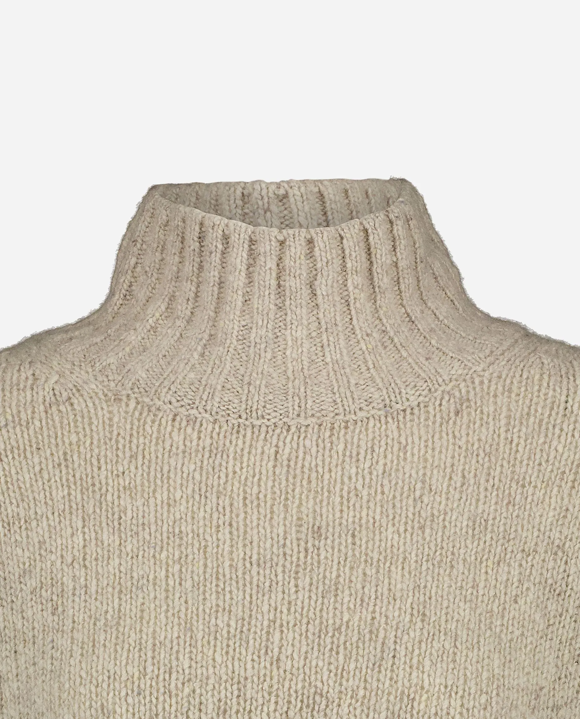 Stehkragen Pullover aus Cashmere in Grau