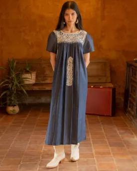 Tecovas x Mi Golondrina Lilliana S/S Midi Dress<parent>