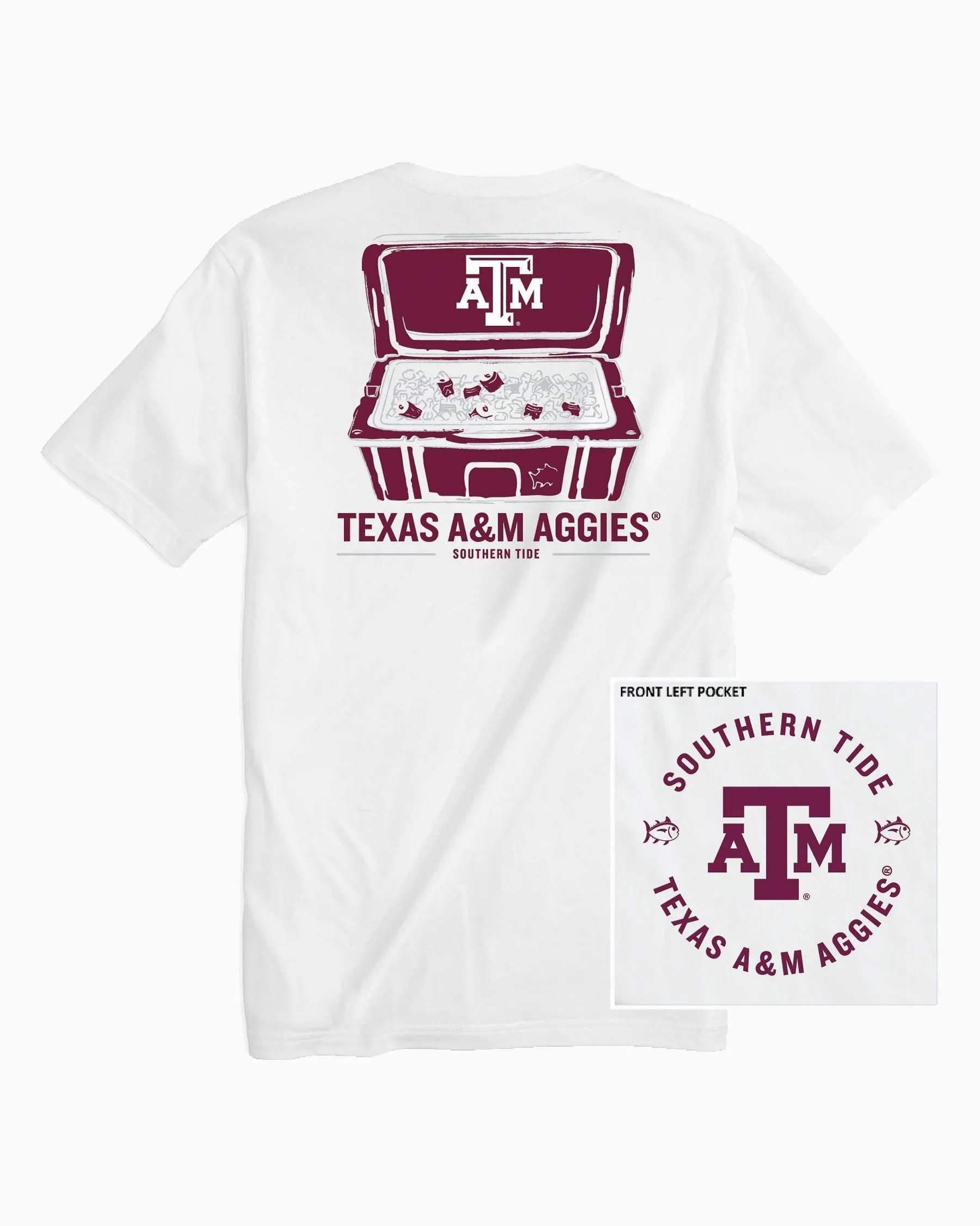 Texas A&M Aggies Cooler Short Sleeve T-Shirt