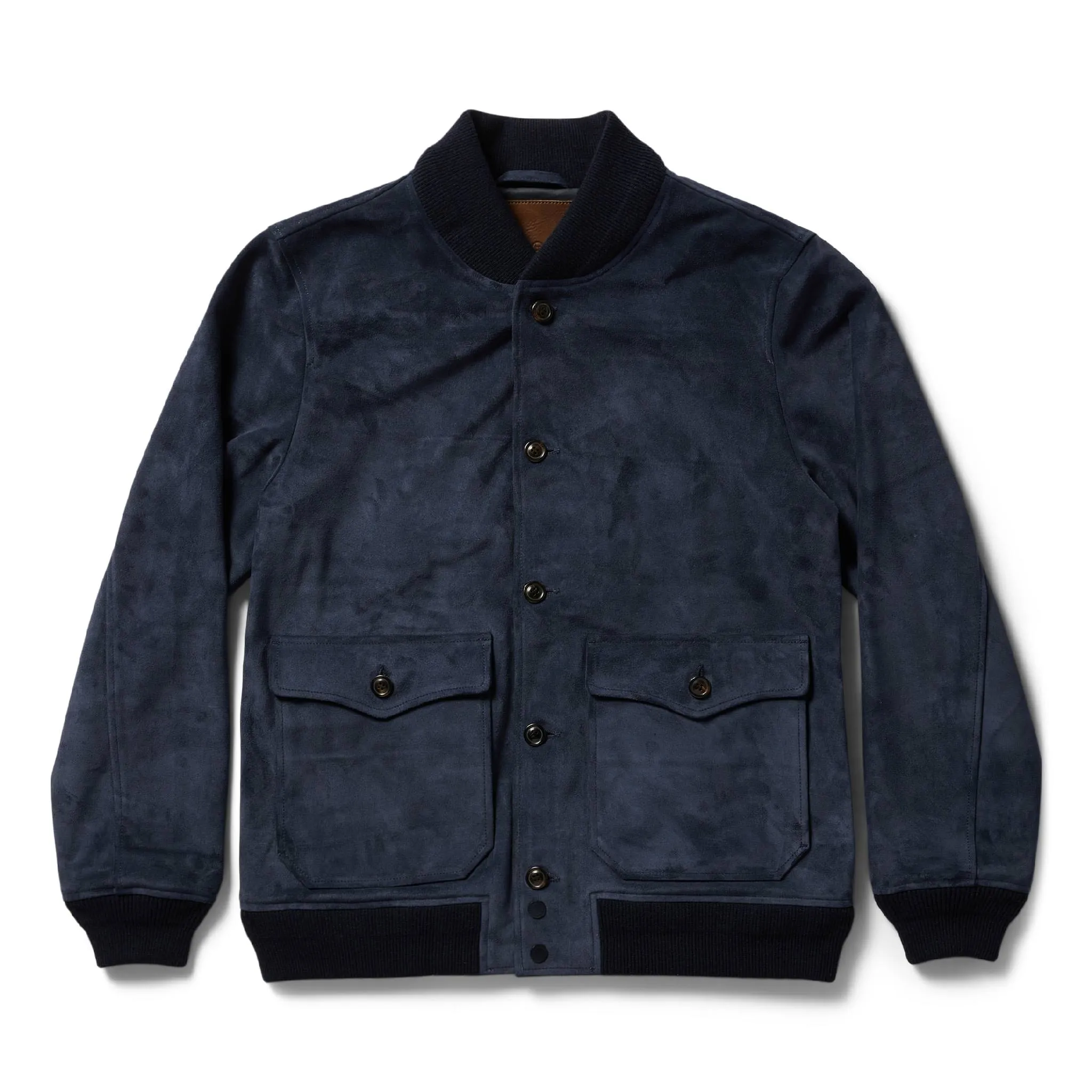 The Aviator Jacket in Midnight Suede