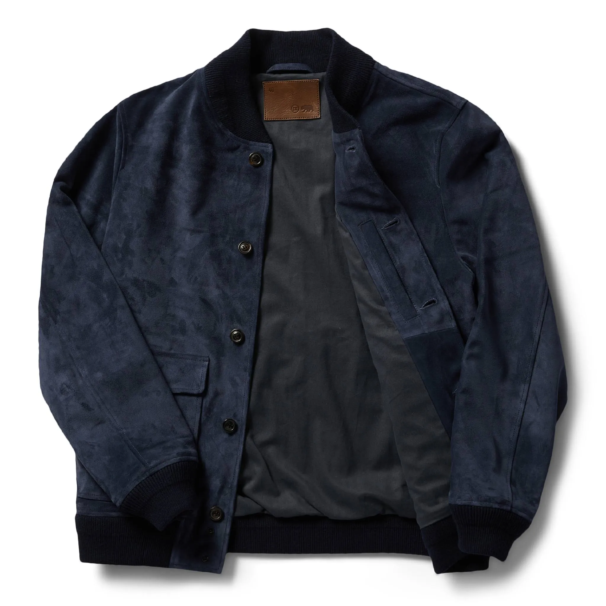 The Aviator Jacket in Midnight Suede