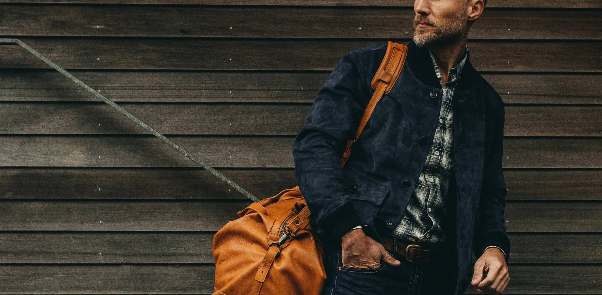 The Aviator Jacket in Midnight Suede