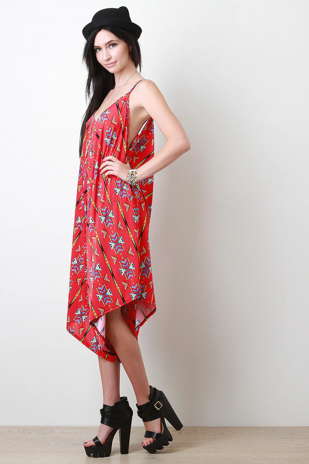 Tribal Print Harem Jumper