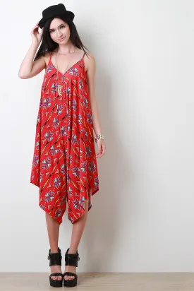Tribal Print Harem Jumper