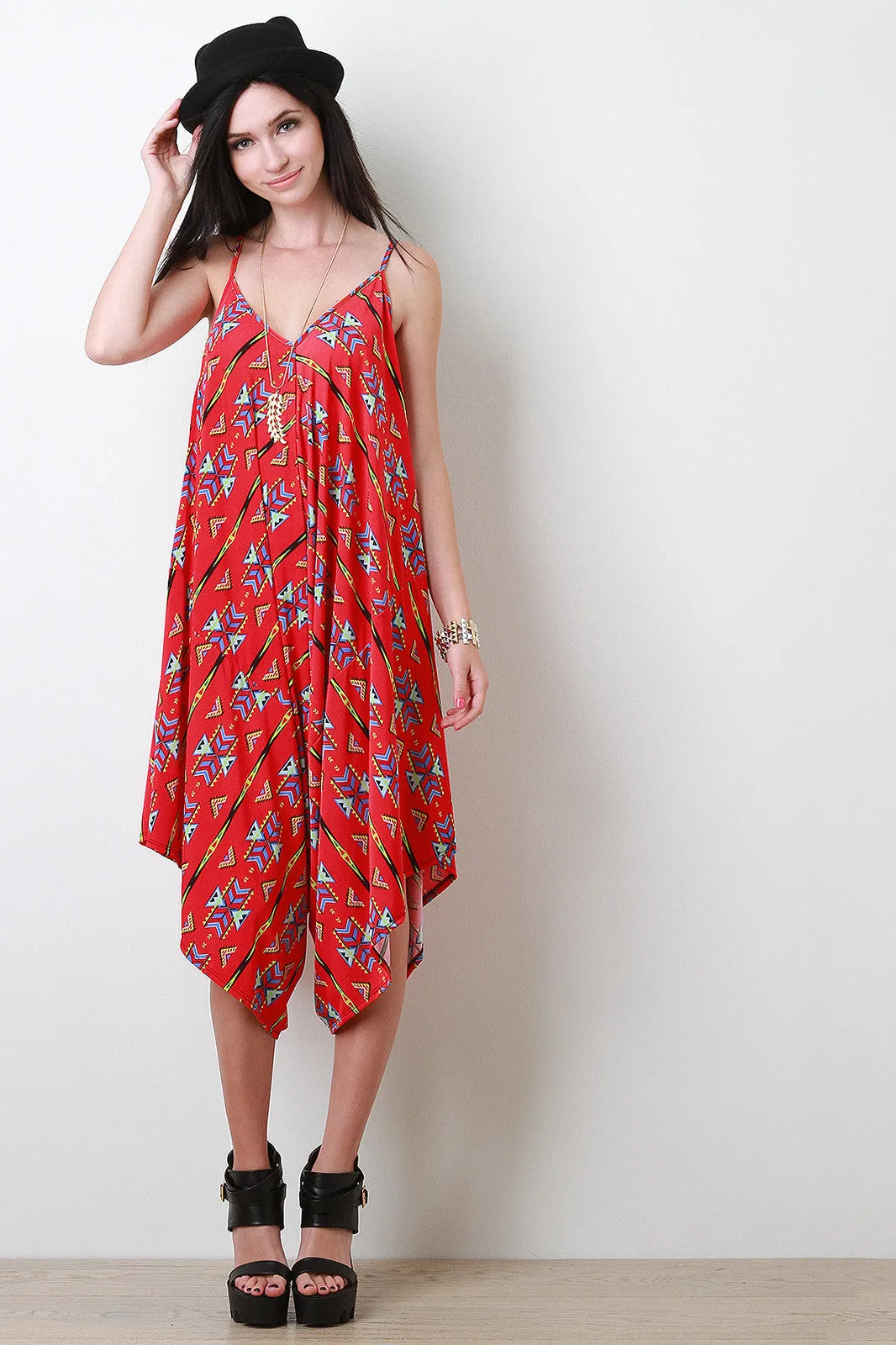 Tribal Print Harem Jumper