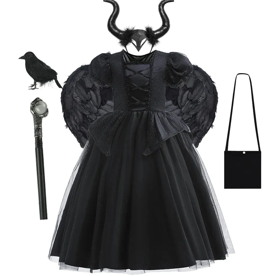 Vampire Stage Elf Performance Kid Night Costumes