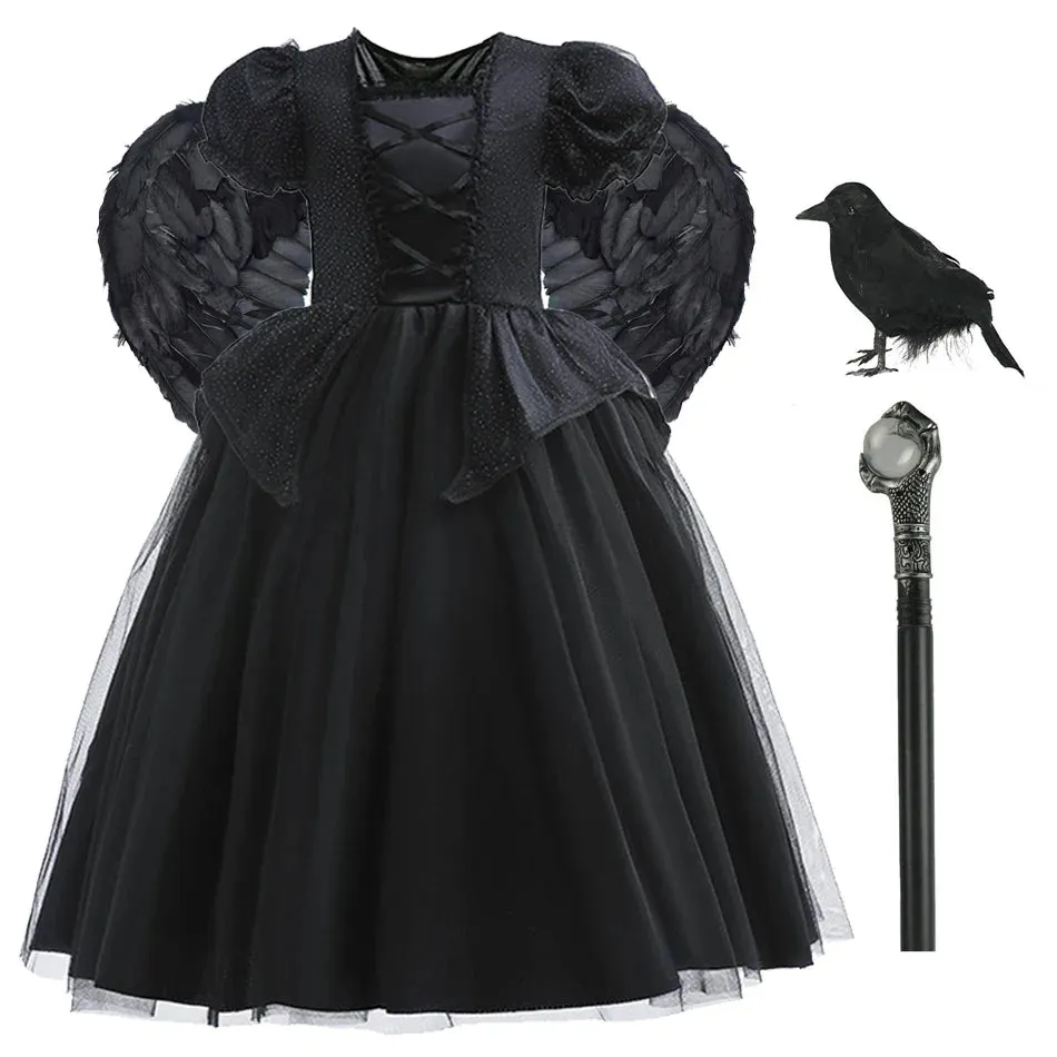 Vampire Stage Elf Performance Kid Night Costumes