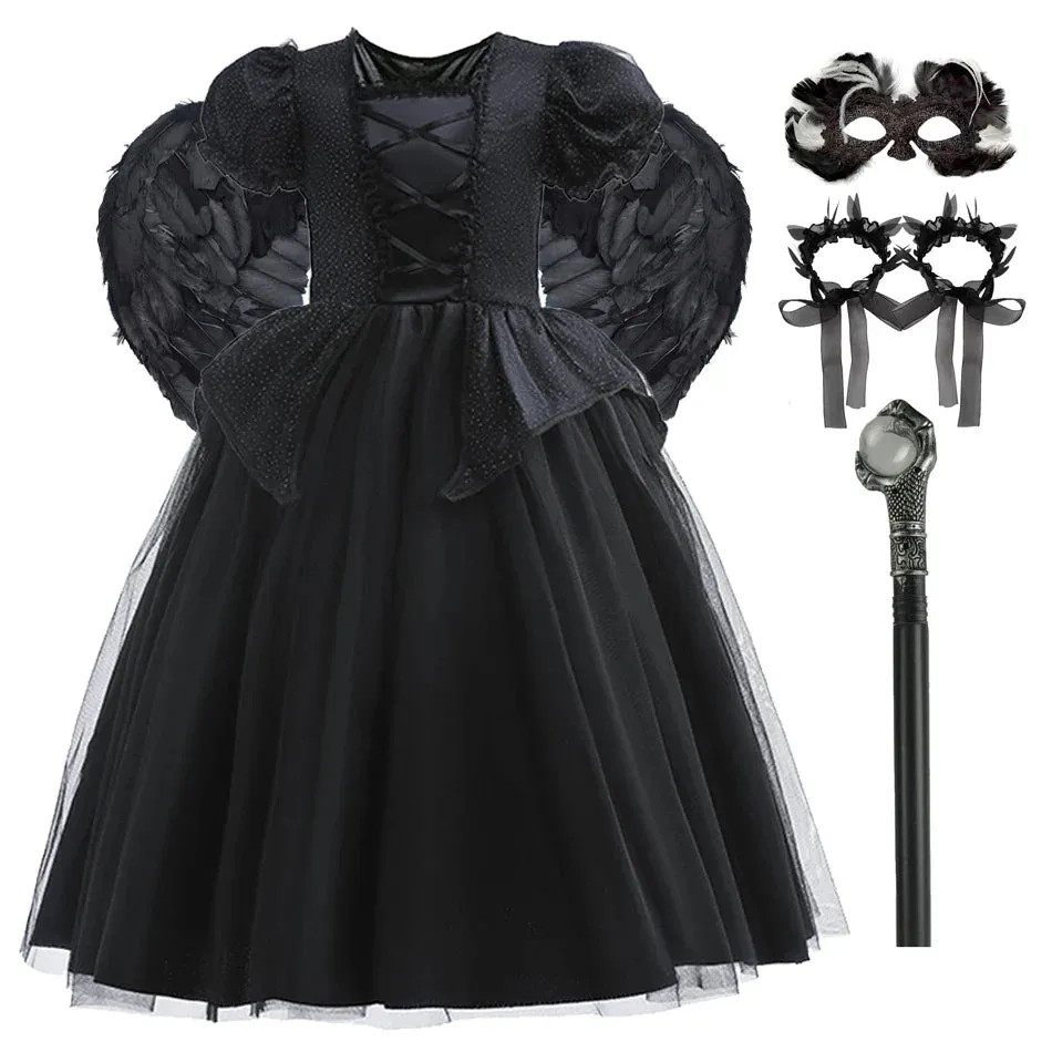 Vampire Stage Elf Performance Kid Night Costumes