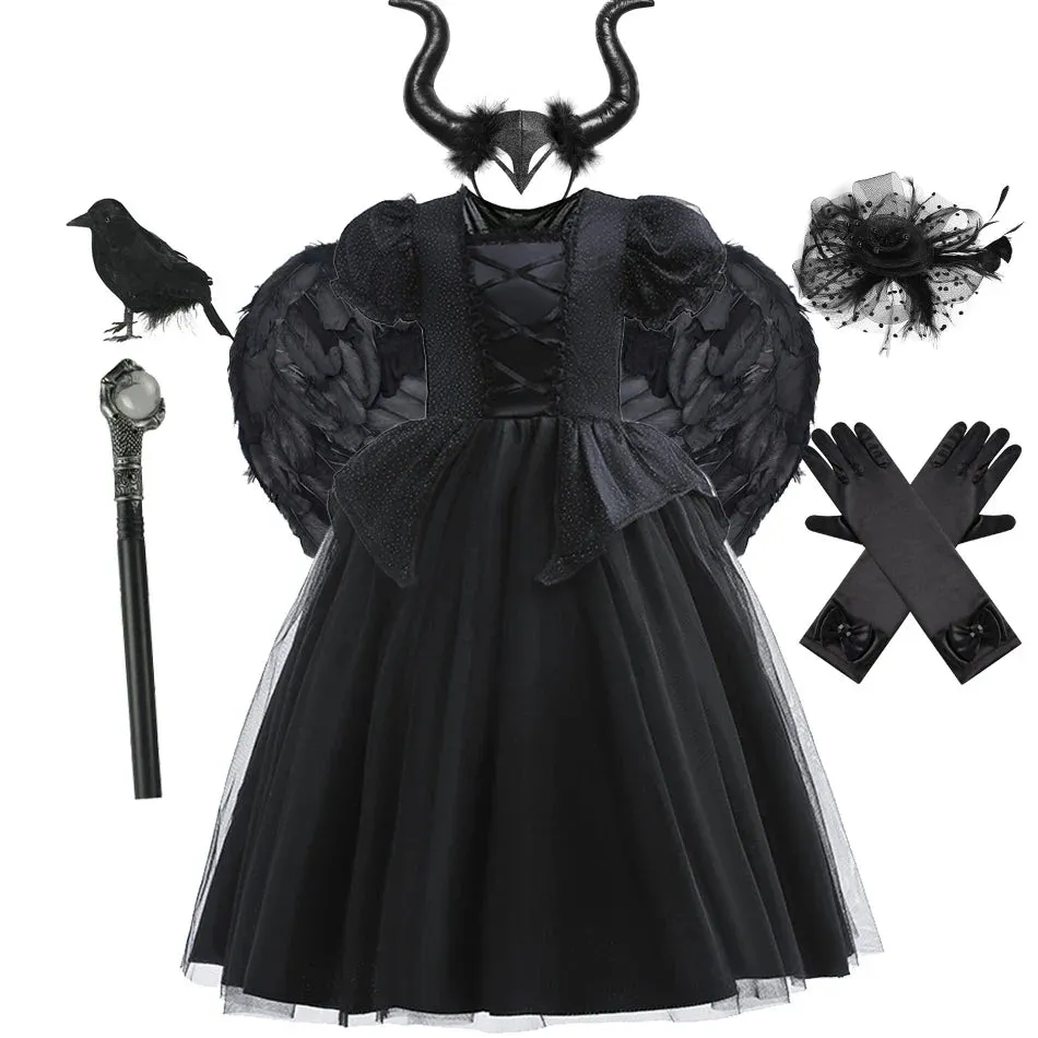 Vampire Stage Elf Performance Kid Night Costumes