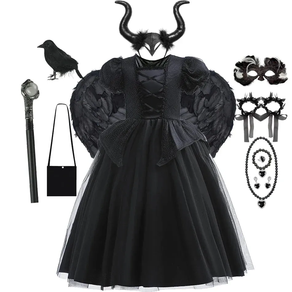 Vampire Stage Elf Performance Kid Night Costumes