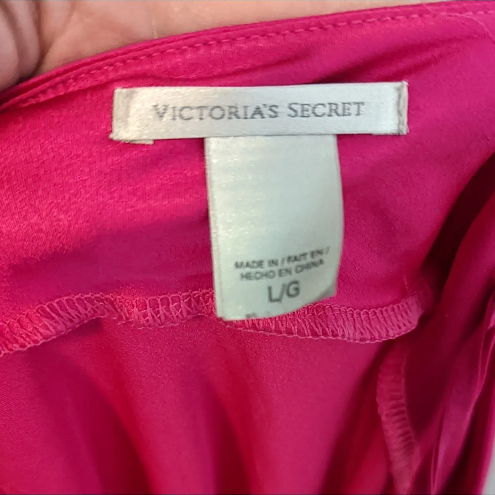 Victoria's Secret Pink Silky Nightie L