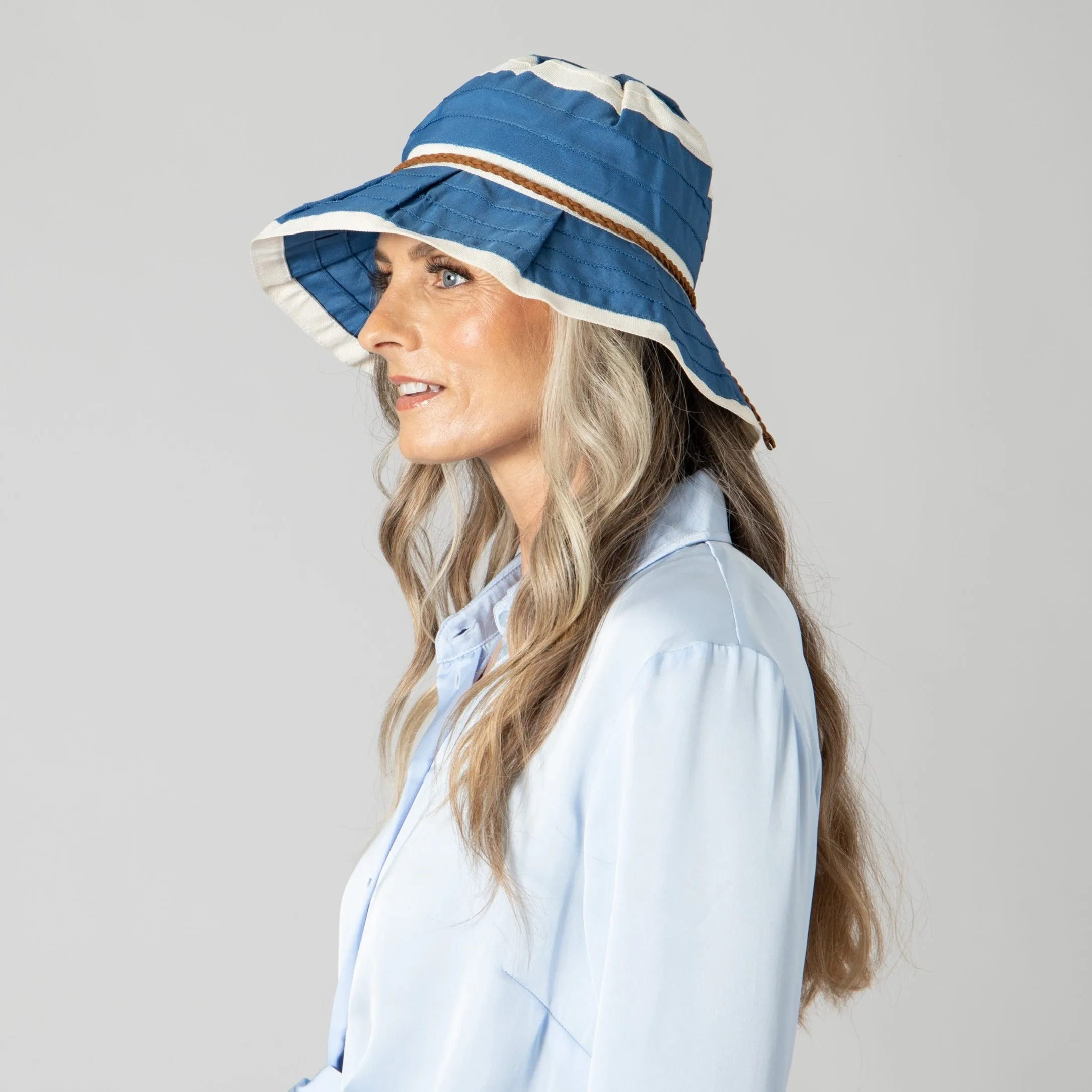 Womens Ribbon W/ Ivory Stripes
