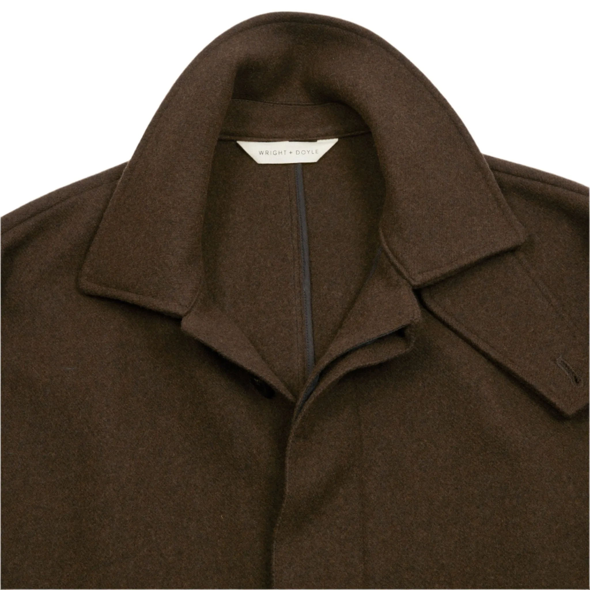 Luxurious Wright   Doyle Pelen Coat in Rich Cacao Brown